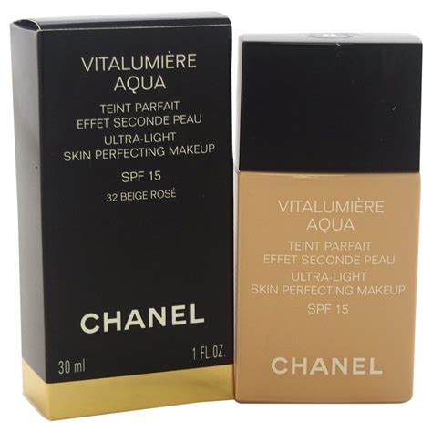 chanel vitalumière aqua 32 beige rose